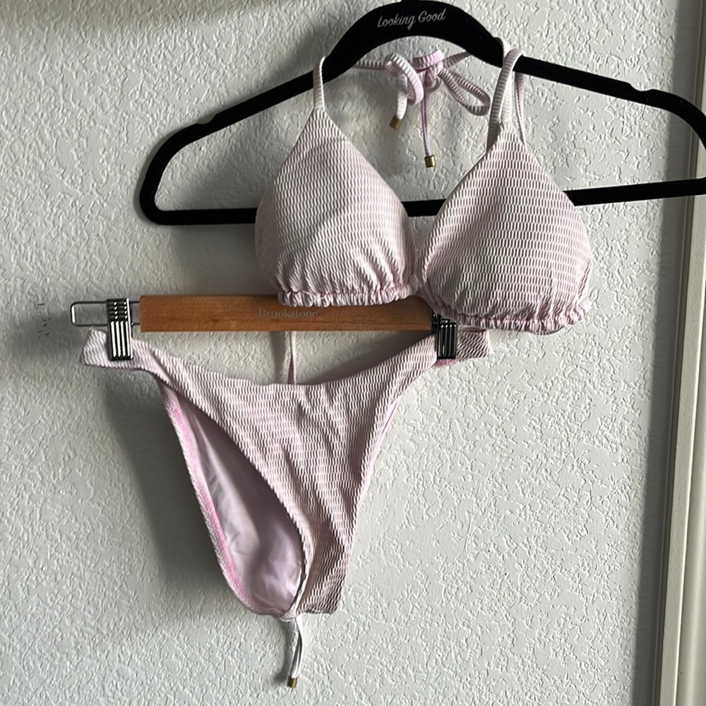 Light pink/white vitamin A bikini